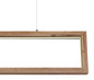 Preview: Globo Mandera LED Hängeleuchte 24W Warmweiß Schwarz Matt, Metall 120cm 67287H