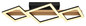 Preview: Globo Dustin LED Deckenleuchte 29W Warmweiß Schwarz Matt, Metall 10cm 67288D1