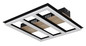 Preview: Globo Froomy LED Deckenleuchte 18W Warmweiß Schwarz Matt, Metall 5,5cm 67291-18