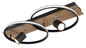 Preview: Globo Danny LED Deckenleuchte 36W Warmweiß Schwarz Matt, Metall Memoryfunktion Ø32cm 67309-36