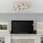 Preview: Globo Karilion LED Deckenleuchte 50W Neutralweiß Verchromt, Metall 24cm 67318D2
