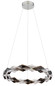 Preview: Globo Karilion LED Hängeleuchte 36W Neutralweiß Verchromt, Metall Ø55cm 67318H1