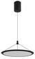 Preview: Globo Suna LED Hängeleuchte 30W Warmweiß Schwarz Matt, Metall Ø50,8cm 67319