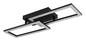 Preview: Globo Sapena LED Deckenleuchte 20W Warmweiß Schwarz Matt, Metall 9,3cm 67328-20
