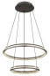 Preview: Globo Alaina LED Hängeleuchte 50W CCT Grau Matt, Metall Fernbedienung Nachtlicht Memoryfunktion Ø60cm 67329-50H
