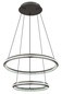 Preview: Globo Alaina LED Hängeleuchte 50W CCT Grau Matt, Metall Fernbedienung Nachtlicht Memoryfunktion Ø60cm 67329-50H