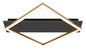 Preview: Globo Beatrix I LED Deckenleuchte 18W Warmweiß Schwarz Matt, Metall 6cm 67330G-18
