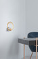 Preview: Globo Umbra LED Wandleuchte 16W Warmweiß Silberfarben, Aluminium Gebürstet Ø29cm 67333-16W