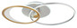 Preview: Globo Umbra LED Deckenleuchte 40W CCT Silberfarben, Aluminium Gebürstet Fernbedienung Nachtlicht Memoryfunktion 11cm 67333-40