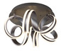 Preview: Globo Kuni LED Deckenleuchte 35W CCT Grau Dunkel, Metall Fernbedienung Nachtlicht Memoryfunktion 25cm 67335-40