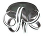 Preview: Globo Kuni LED Deckenleuchte 35W CCT Grau Dunkel, Metall Fernbedienung Nachtlicht Memoryfunktion 25cm 67335-40