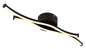 Preview: Globo Boyd LED Deckenleuchte 12W Warmweiß Schwarz Matt, Metall 5,6cm 67336-12