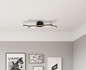 Preview: Globo Boyd LED Deckenleuchte 12W Warmweiß Schwarz Matt, Metall 5,6cm 67336-12