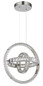 Preview: Globo Neil LED Hängeleuchte 115W CCT Verchromt, Metall Fernbedienung Nachtlicht Memoryfunktion 120cm 67339-115C
