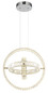 Preview: Globo Neil LED Hängeleuchte 115W CCT Verchromt, Metall Fernbedienung Nachtlicht Memoryfunktion 120cm 67339-115C