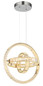 Preview: Globo Neil LED Hängeleuchte 115W CCT Verchromt, Metall Fernbedienung Nachtlicht Memoryfunktion 120cm 67339-115C