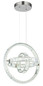 Preview: Globo Neil LED Hängeleuchte 115W CCT Verchromt, Metall Fernbedienung Nachtlicht Memoryfunktion 120cm 67339-115C