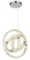 Preview: Globo Neil LED Hängeleuchte 115W CCT Verchromt, Metall Fernbedienung Nachtlicht Memoryfunktion 120cm 67339-115C