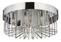 Preview: Globo Kirina E14 Deckenleuchte 8-fach 40W Verchromt, Metall Ø60cm 67343