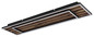 Preview: Globo Woody LED Deckenleuchte 36W Warmweiß Schwarz Matt, Metall Memoryfunktion 6cm 67345D2