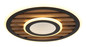 Preview: Globo Woody LED Deckenleuchte 24W Warmweiß Schwarz Matt, Metall Memoryfunktion Ø40cm 67345D4