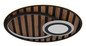 Preview: Globo Woody LED Deckenleuchte 32W Warmweiß Schwarz Matt, Metall Memoryfunktion Ø50cm 67345D5