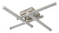 Preview: Globo Kirina LED Deckenleuchte 24W Neutralweiß Nickel Matt 8,8cm 67346-24