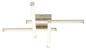 Preview: Globo Kirina LED Deckenleuchte 24W Neutralweiß Nickel Matt 8,8cm 67346-24