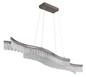 Preview: Globo Juliet LED Hängeleuchte 35W Warmweiß Graphit Matt, Metall 135cm 67348H