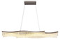 Preview: Globo Juliet LED Hängeleuchte 35W Warmweiß Graphit Matt, Metall 135cm 67348H