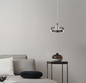 Preview: Globo Hendricks LED Hängeleuchte 12W Warmweiß Bronzefarben Gebürstet, Metall Ø22cm 67349H