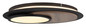 Preview: Globo Kory LED Deckenleuchte 24W Warmweiß Schwarz Matt, Metall Memoryfunktion Ø48cm 67351-24