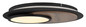 Preview: Globo Kory LED Deckenleuchte 24W Warmweiß Schwarz Matt, Metall Memoryfunktion Ø48cm 67351-24