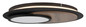 Preview: Globo Kory LED Deckenleuchte 24W Warmweiß Schwarz Matt, Metall Memoryfunktion Ø48cm 67351-24