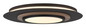 Preview: Globo Kory LED Deckenleuchte 24W Warmweiß Schwarz Matt, Metall Memoryfunktion Ø48cm 67352-24