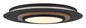 Preview: Globo Kory LED Deckenleuchte 24W Warmweiß Schwarz Matt, Metall Memoryfunktion Ø48cm 67352-24