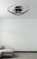 Preview: Globo Kombos LED Deckenleuchte 40W Neutralweiß Schwarz Matt, Metall Ø29cm 67355-40