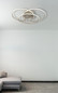 Preview: Globo Kombos LED Deckenleuchte 40W Neutralweiß Nickel Matt, Metall Ø29cm 67355-40N