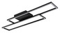 Preview: Globo Tatjana LED Deckenleuchte 30W Warmweiß Schwarz Matt 5,6cm 67363-30