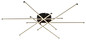 Preview: Globo Lawson LED Deckenleuchte 40W Warmweiß Schwarz Matt, Metall 7,7cm 67380-40