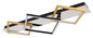Preview: Globo Lesina LED Deckenleuchte 32W Warmweiß Verchromt, Metall 7cm 67847-32