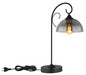 Preview: Globo Cottage E27 Tischleuchte 40W Schwarz Matt, Metall Ø20cm 69061T