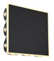 Preview: Globo Saidy LED Wandleuchte 12W Warmweiß Schwarz Matt, Metall 22cm 78408-12