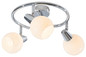 Preview: Globo Doxy E14 Strahler 3-fach 4W Verchromt, Metall Ø9cm 81139306