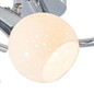 Preview: Globo Doxy E14 Strahler 3-fach 4W Verchromt, Metall Ø9cm 81139306