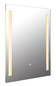 Preview: Globo Rivas LED Spiegel 12W Warmweiß IP44 Chrom Memoryfunktion 61cm 84032