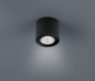 Preview: Helestra OSO LED Deckenleuchte 7,5W dimmbar IP44 90Ra Warmweiss Mattschwarz 15/1553.22