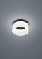 Preview: Helestra LIV LED Deckenleuchte 17W dimmbar IP30 90Ra Warmweiss Mattschwarz 15/1632.22