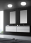 Preview: Helestra OLVI LED Deckenleuchte 12W IP44 90Ra Warmweiss Chrom 15/1931.04