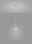 Preview: Helestra FLUTE LED Pendelleuchte 8W dimmbar 90Ra Warmweiss Chrom 16/2001.04